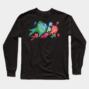 Fishy Anticipation Long Sleeve T-Shirt